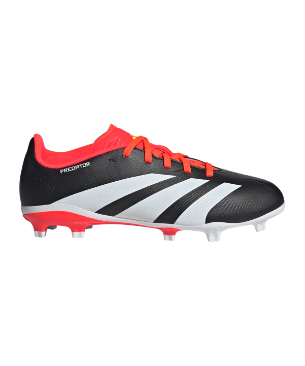 adidas Predator League FG Solar Energy Kids Schwarz Weiss Rot - schwarz