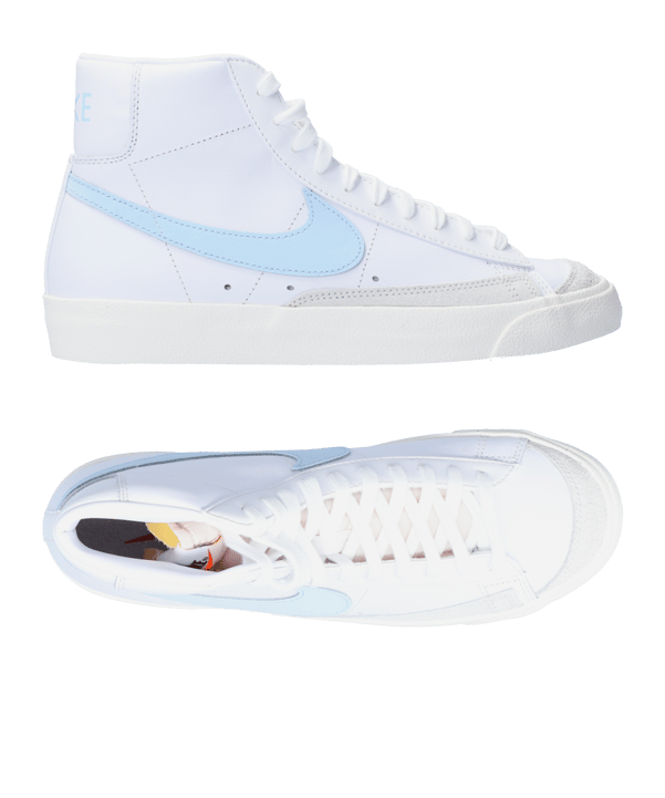 Nike Blazer Mid 77 Vintage Weiss Blau F109 - weiss