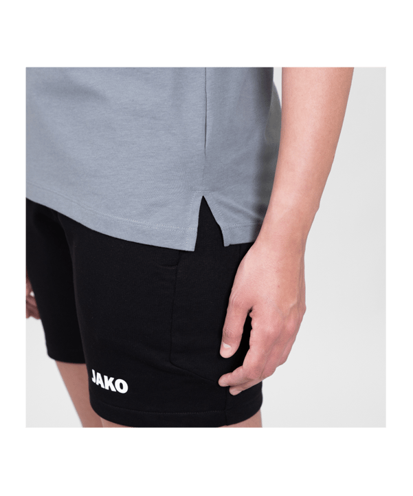 JAKO Power Poloshirt Damen Grau Weiss F840 - grau