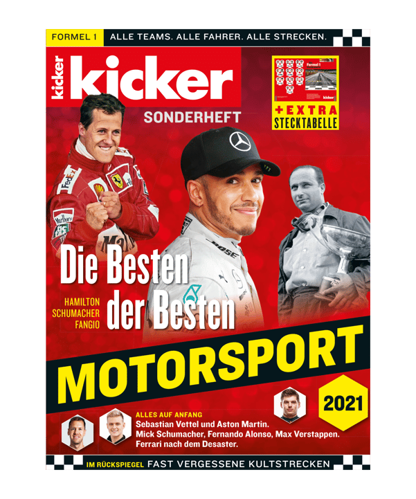 kicker Sonderheft Motorsport 2021 - rot