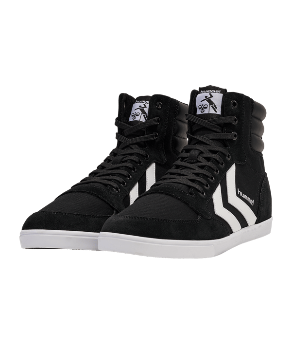 Hummel Slimmer Stadil High Sneaker Schwarz F2113 - schwarz