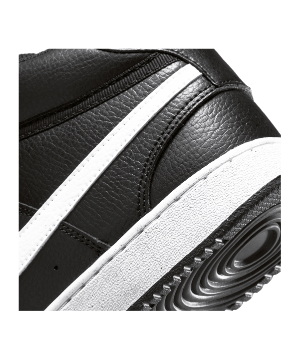 Nike Court Vision Mid Next Nature Schwarz F001 - schwarz