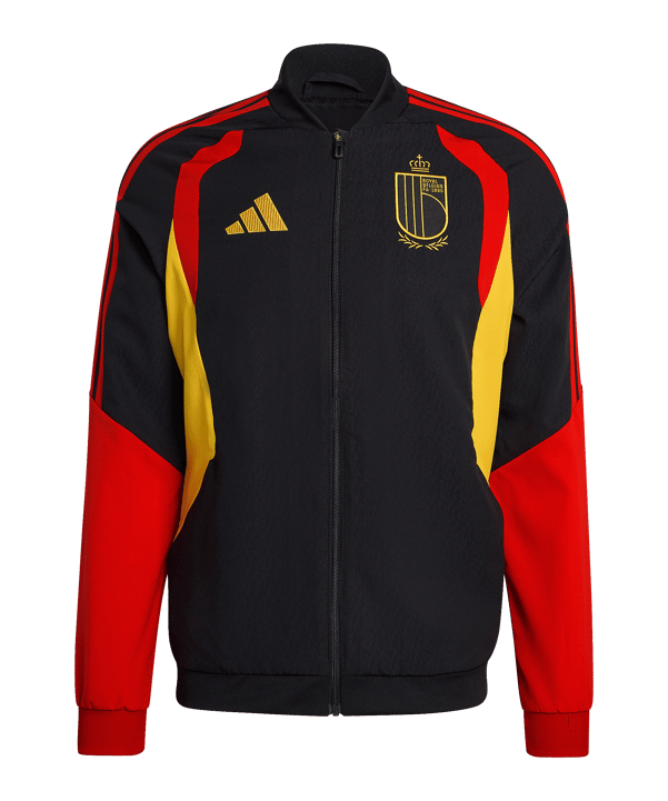 adidas Belgien Tiro Präsentationsjacke Schwarz - schwarz