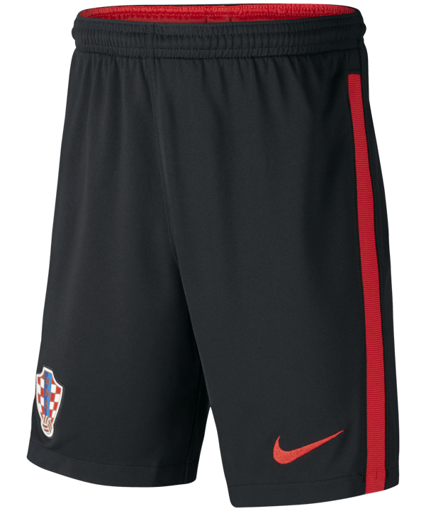 Nike Kroatien Short Home EM Kids 2020 F010 - schwarz