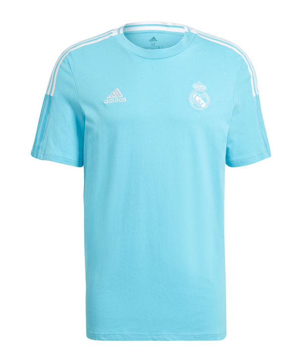 adidas Real Madrid T-Shirt Hellblau - blau