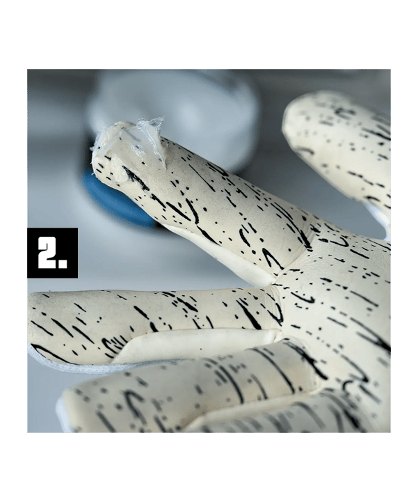 KEEPERsport Aqua Rinforzo Grip Guanti Da Portiere Bianco - bianco