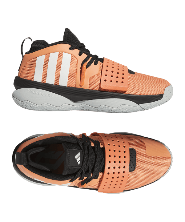 adidas Dame 8 Extply Schuh Orange - orange