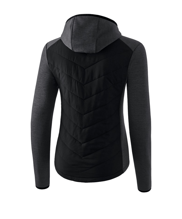 Erima Steppjacke Damen Schwarz - schwarz