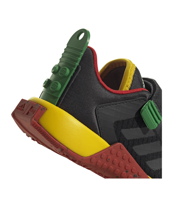 adidas DNA x LEGO® Hook And Loop Kids Schwarz Shoes Black - schwarz