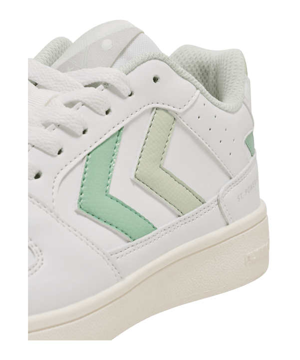 Hummel St. Power Play Lzd Sneaker Damen Weiß F9408 - weiss