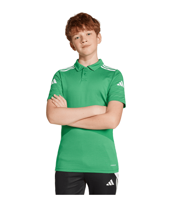 adidas Squadra 25 Polo Kids Grün - gruen