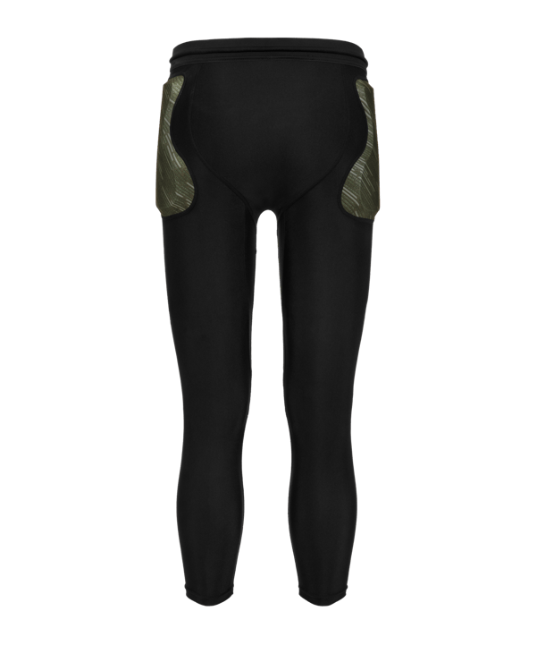 Reusch Padded Eco 3/4 Tight Schwarz Grün F7050 - schwarz