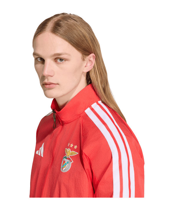 adidas Benfica Lissabon Anthem Jacke Rot - rot