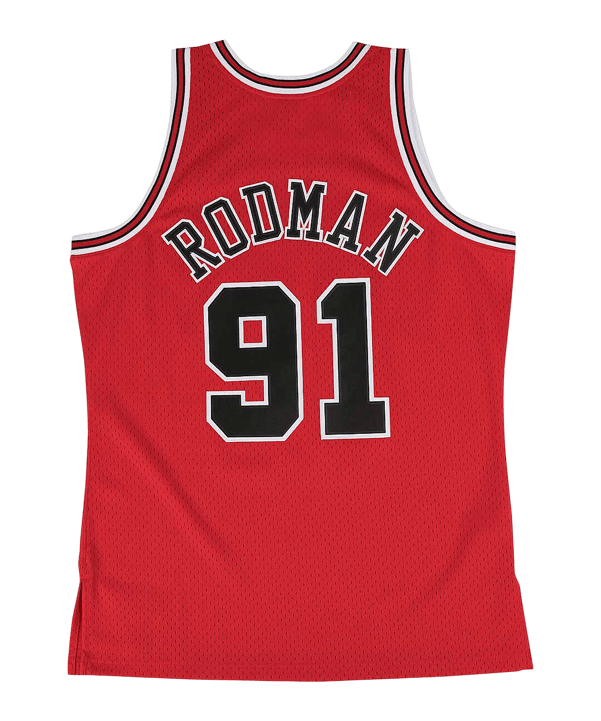Mitchell and Ness 1997-1998 Dennis Mitchell T-Shirt Rot - rot