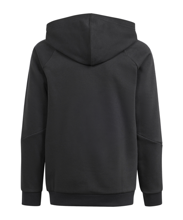 adidas Tiro 24 Hoody Kids Schwarz Weiss - schwarz