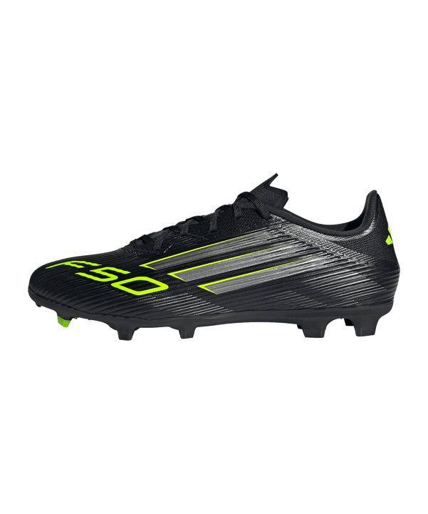 adidas F50 League FG/MG Electric Stealth Schwarz - schwarz