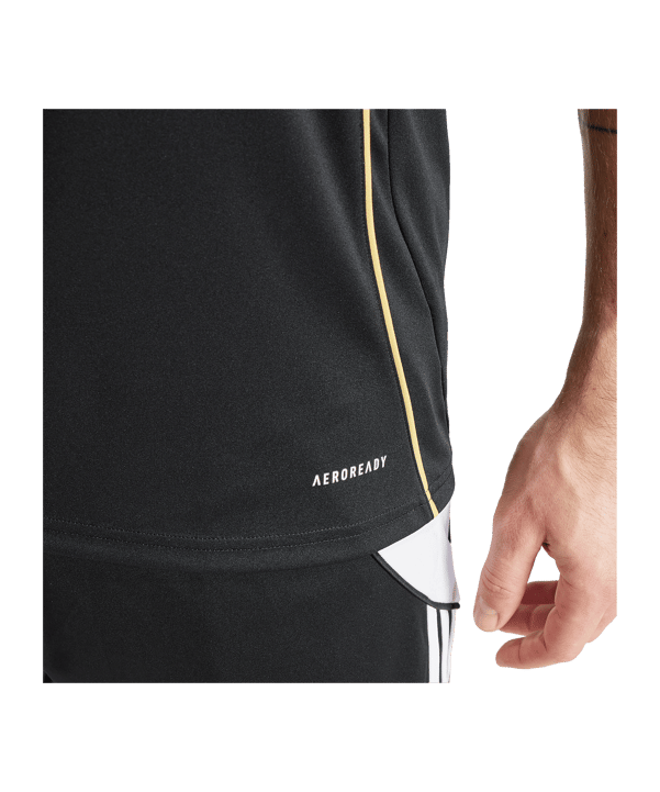 adidas Tiro 24 Trikot Schwarz Gold - schwarz