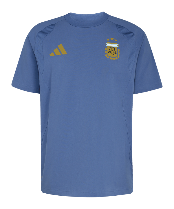 adidas Argentinien Tiro Travel T-Shirt Blau - blau