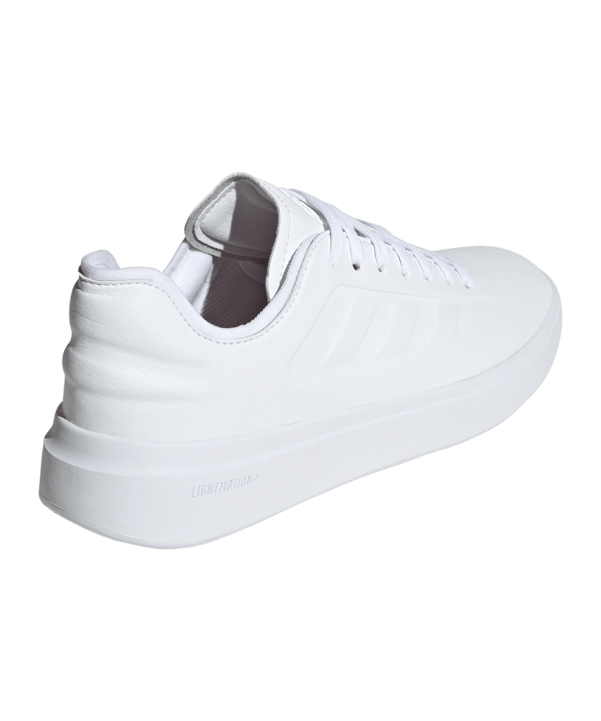 adidas gazelle silver green womens Shop White Womens Zntasy Lace Up Sneakers – Shoebacca