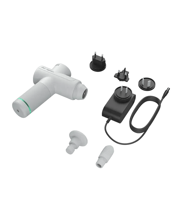 Hyperice Hypervolt Go 2 Massagepistole Grau Silber Trainingzubehör Grau - grau