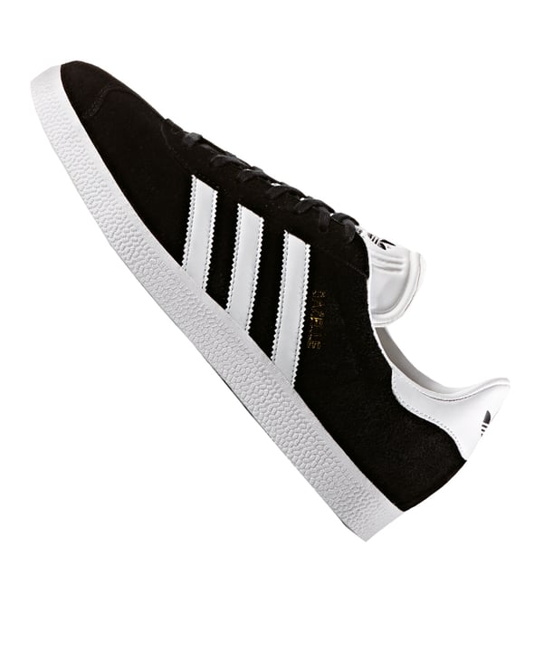 adidas Originals Gazelle Sneaker Schwarz Weiss - schwarz