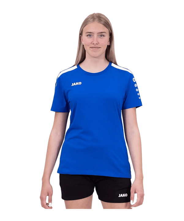 JAKO Power T-Shirt Femmes Bleu C400 - bleu