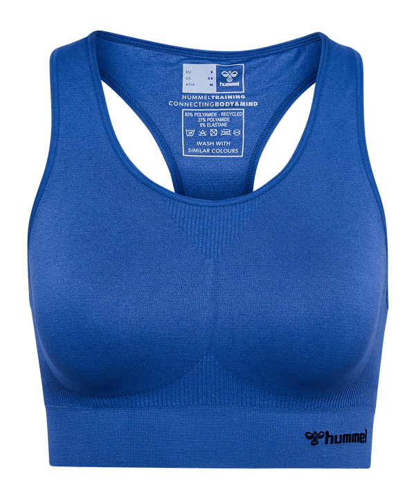 hummel hmlTIF Seamless Sports Tanktop Damen Blau F7406 - blau