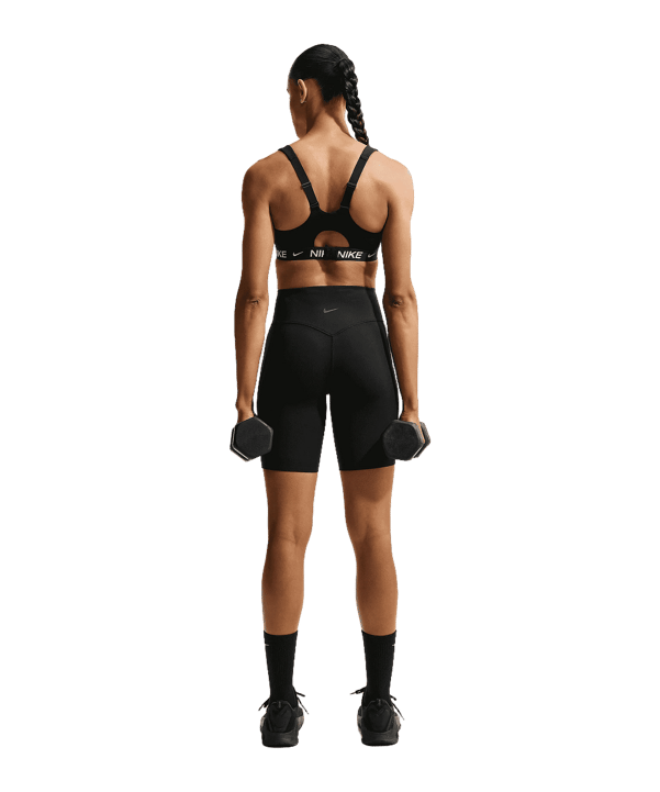 Nike Indy High Sport-BH Damen Schwarz F011