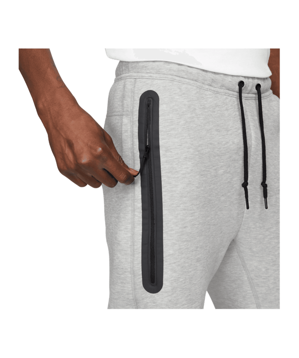 Nike Tech Fleece Jogginghose Grau Schwarz F063 - grau