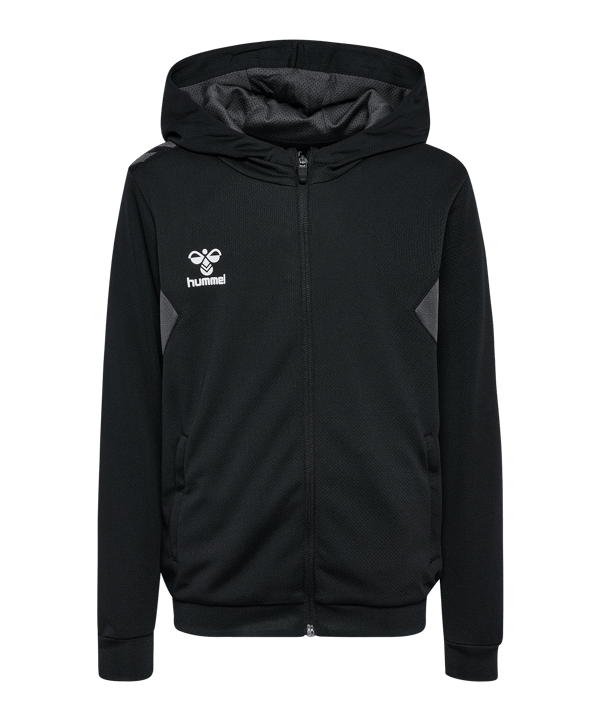 hummel Authentic PL Jas met capuchon Kids Zwart K2001 - zwart