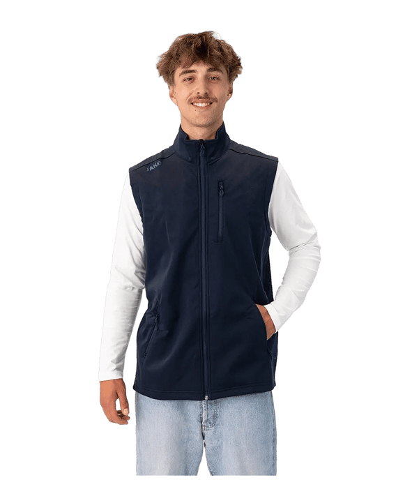 JAKO Premium Gilet Bleu C900 - bleu