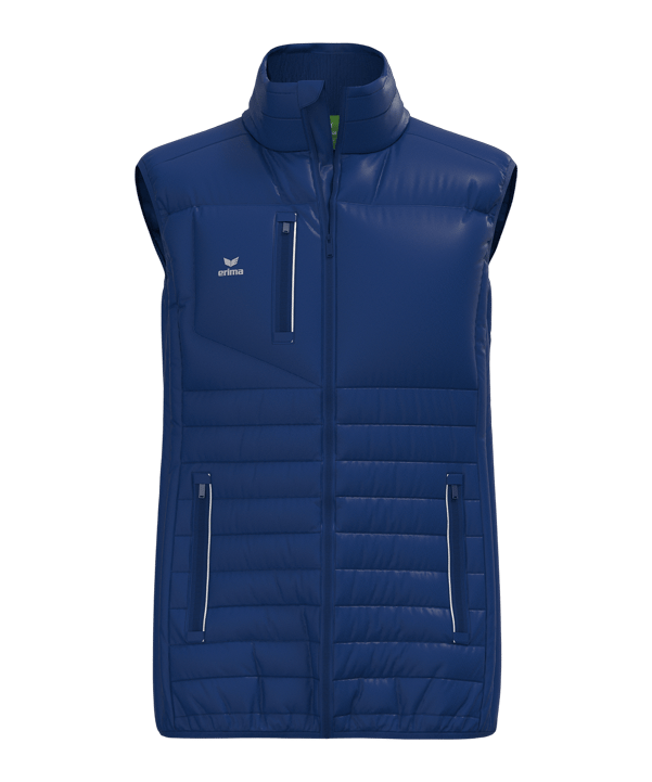 Erima CMPT Puffer Weste Blau - blau