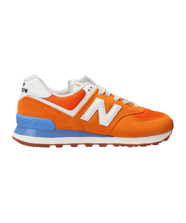 New Balance 574 Damen Orange Blau FVI2 - orange