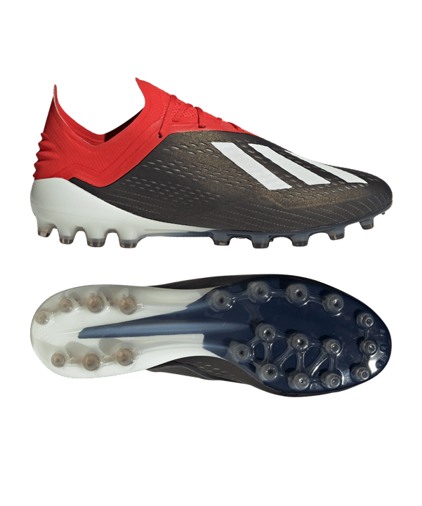 adidas X 18.1 AG Schwarz Rot - schwarz