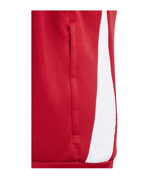 adidas Tiro 24 Trainingsjacke Kids Rot Weiss - rot