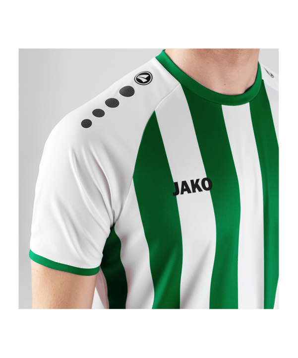 JAKO Inter Trikot Kids Weiss Grün F013 - weiss