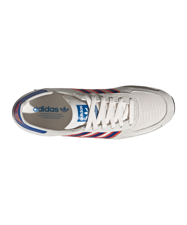 adidas Originals LA Trainer Weiss Blau Rot - weiss