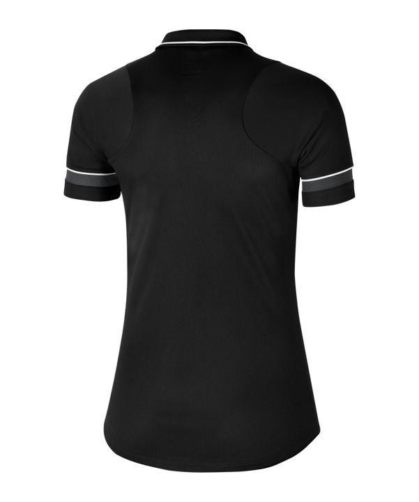 Nike Academy 21 Poloshirt Damen Schwarz Weiss F014 - schwarz