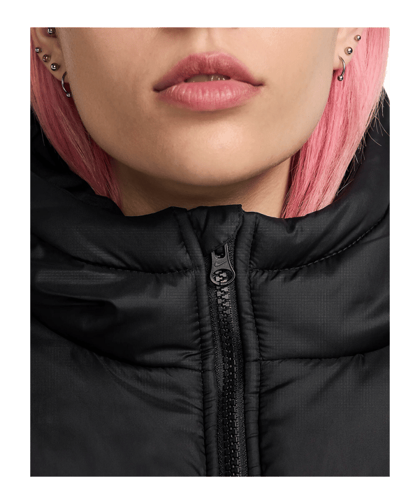 Nike Synthetic Puffer Jacke Damen Schwarz F010 - schwarz