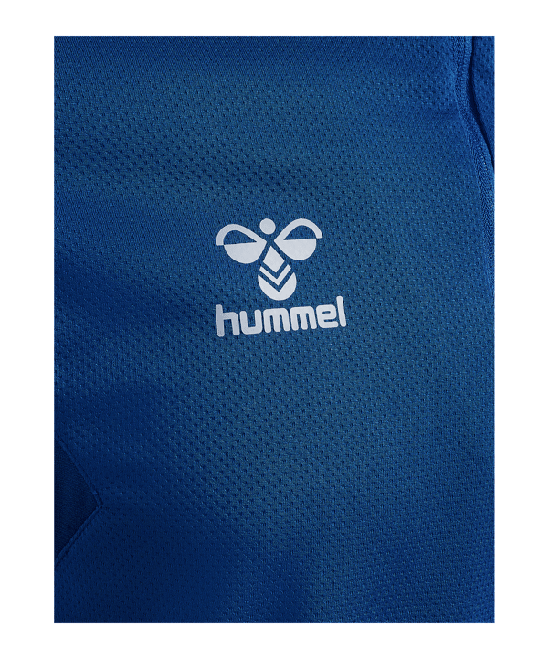 Hummel hmlAUTHENTIC HalfZip Sweatshirt Blau F7045 - blau