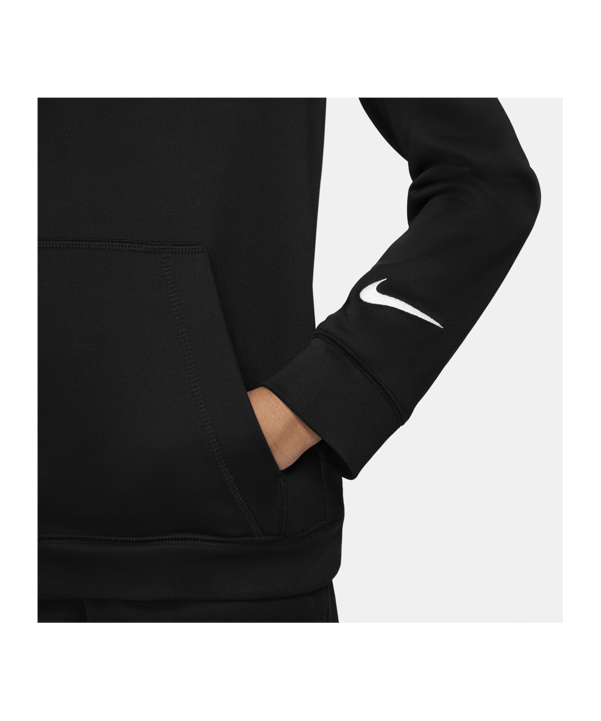 Nike F.C. Hoody Kids Schwarz Weiss F010 - schwarz