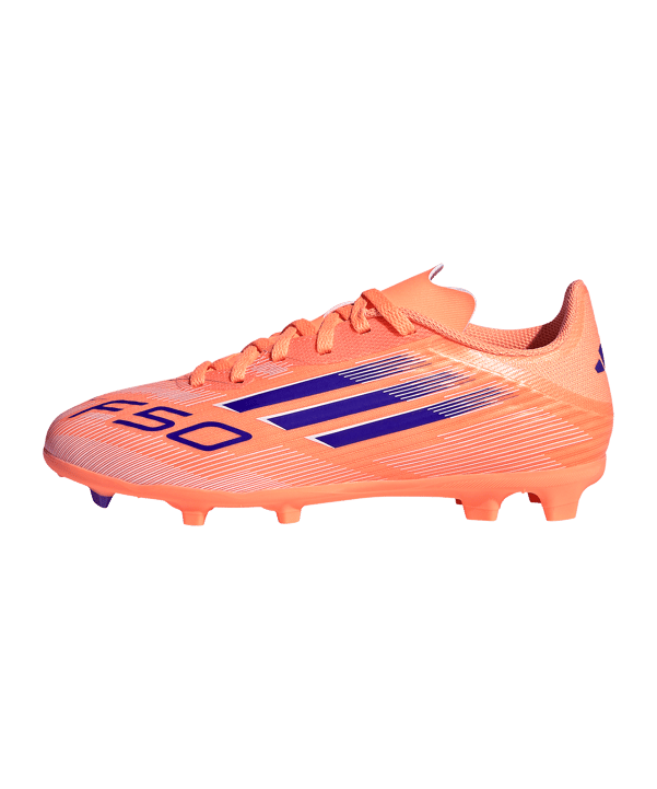 adidas F50 League FG/MG Coral Blaze Kids Orange - orange