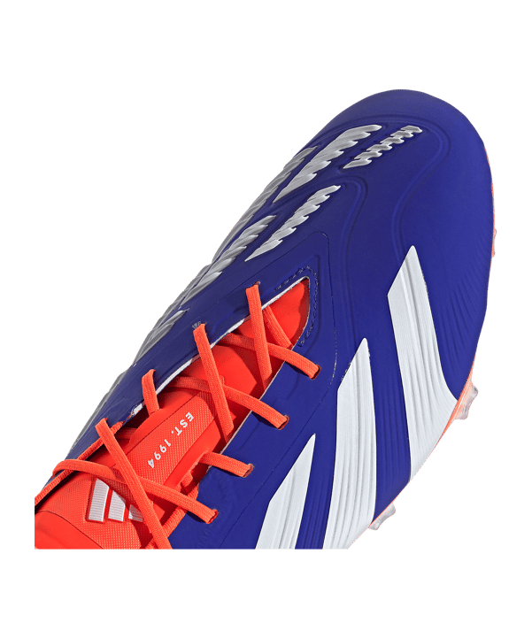 adidas Predator Elite FG Advancement Blau Weiss - blau