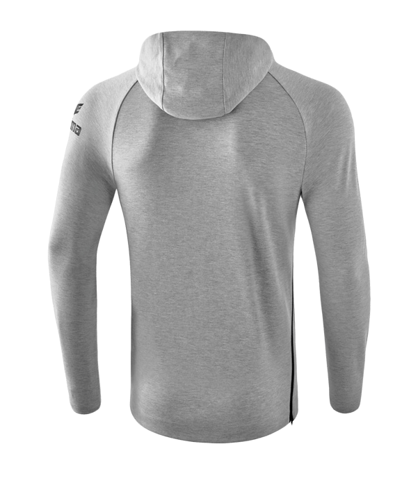 Erima Kapuzensweat Grau Schwarz - grau