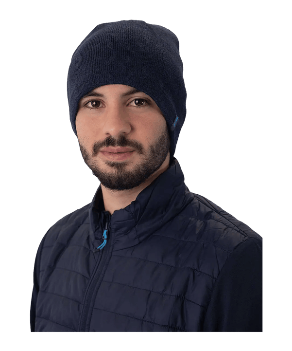 JAKO Knitted Capuchon Bleu C09 - bleu