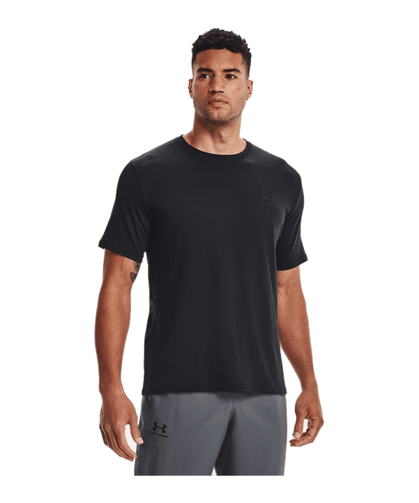 Under Armour UA Sportstyle T-shirt Zwart K001 - zwart