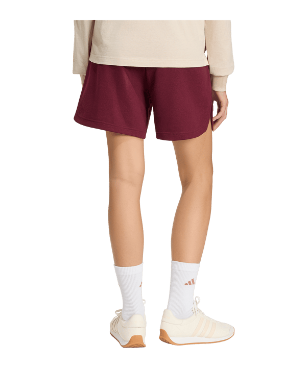 adidas 3 Stripes Studio Short Damen Rot - rot