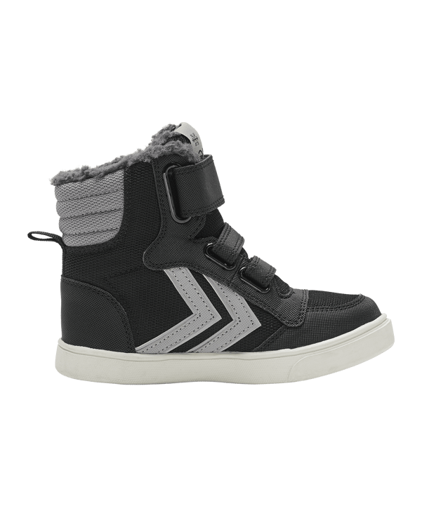 hummel stadil Super Poly Boot Mid Sneaker Kids Schwarz F2001 - schwarz