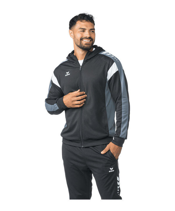 Erima Celebrate 125 Kapuzenjacke Schwarz - schwarz