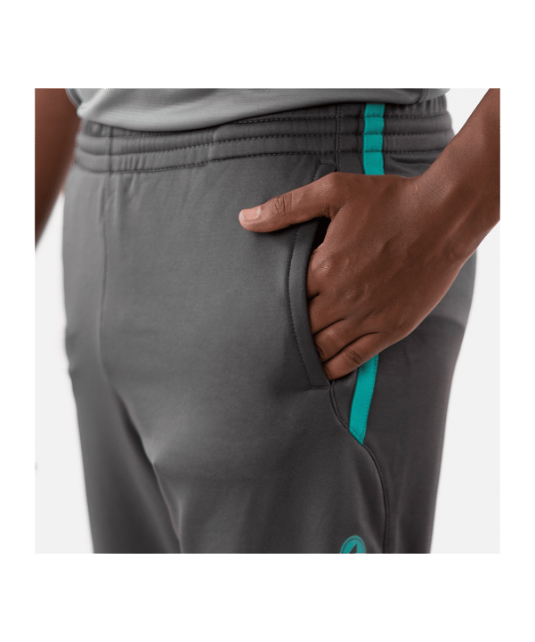 JAKO Active Trainingsshort Kids Grau Türkis F24 - grau